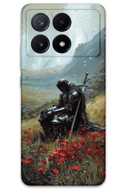 Poco X6 Pro Uyumlu Retro Desenli Telefon Kılıfı + Ekran Koruyucu - 5840
