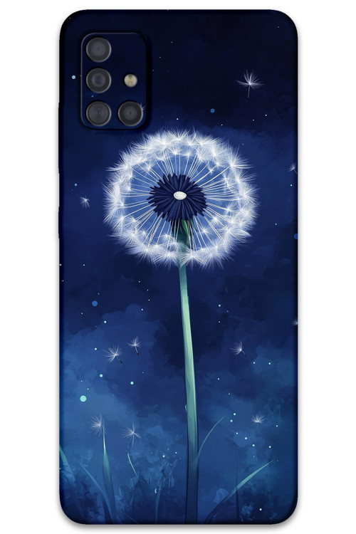 Galaxy A71 Uyumlu Çiçek Desenli Telefon Kılıfı + Ekran Koruyucu - 5787