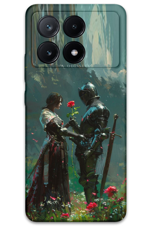 Poco X6 Pro Uyumlu Retro Desenli Telefon Kılıfı + Ekran Koruyucu - 5839