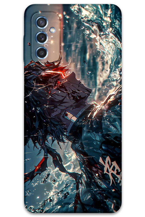 Galaxy M52 Uyumlu Anime Desenli Telefon Kılıfı + Ekran Koruyucu - 5749