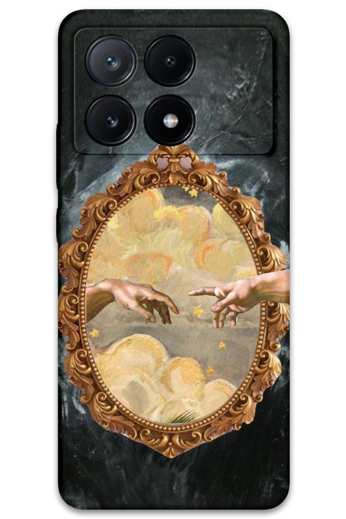Poco X6 Pro Uyumlu Retro Desenli Telefon Kılıfı + Ekran Koruyucu - 5836