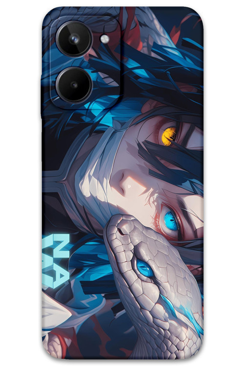 Realme 10 4G Uyumlu Anime Desenli Telefon Kılıfı + Ekran Koruyucu - 5748