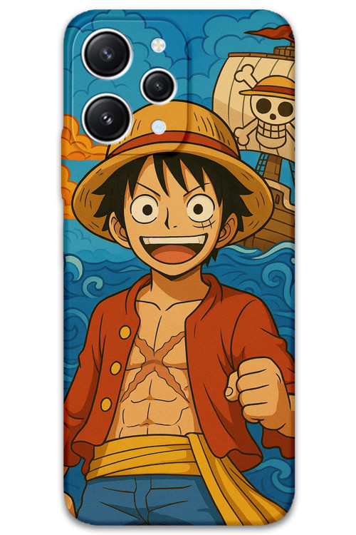 Xiaomi Redmi 12 Uyumlu Anime Desenli Telefon Kılıfı + Ekran Koruyucu - 5753