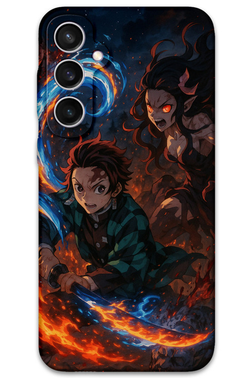 Galaxy S23 Uyumlu Anime Desenli Telefon Kılıfı + Ekran Koruyucu - 5745