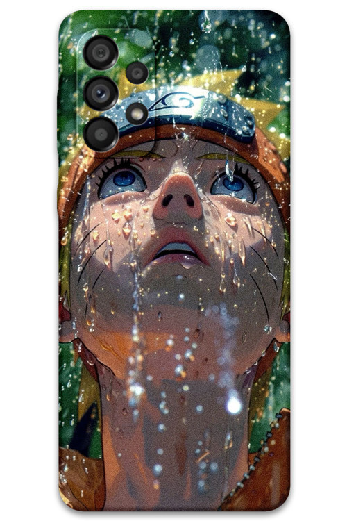 Galaxy A32 Uyumlu Anime Desenli Telefon Kılıfı + Ekran Koruyucu - 5750