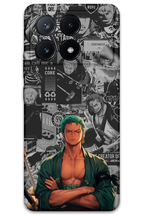 Poco X6 Pro Uyumlu Anime Desenli Telefon Kılıfı + Ekran Koruyucu - 5756