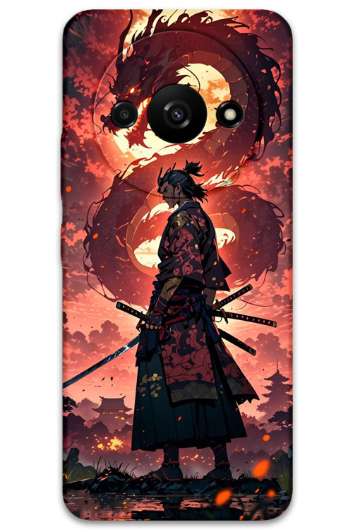 Xiaomi Redmi A3 Uyumlu Anime Desenli Telefon Kılıfı + Ekran Koruyucu - 5751