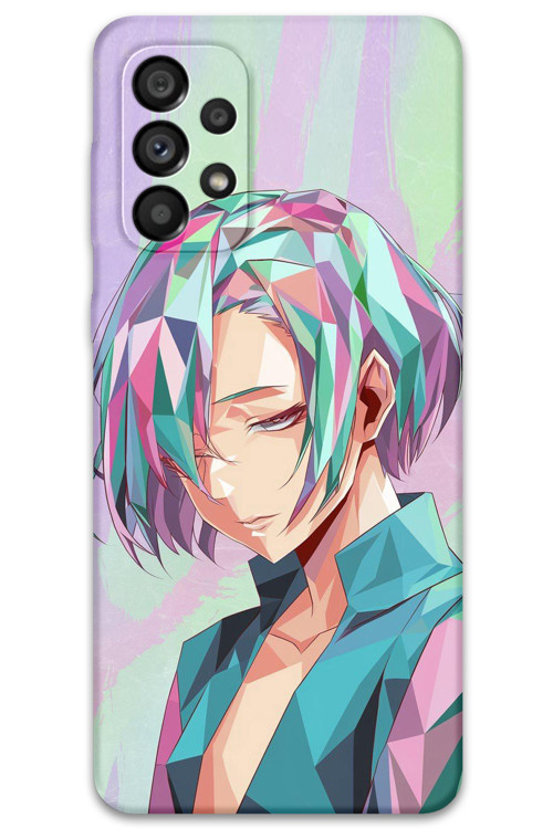 Galaxy A52 Uyumlu Anime Desenli Telefon Kılıfı + Ekran Koruyucu - 5743