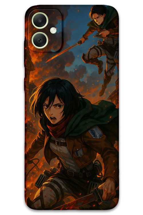Galaxy A06 Uyumlu Anime Desenli Telefon Kılıfı + Ekran Koruyucu - 5744