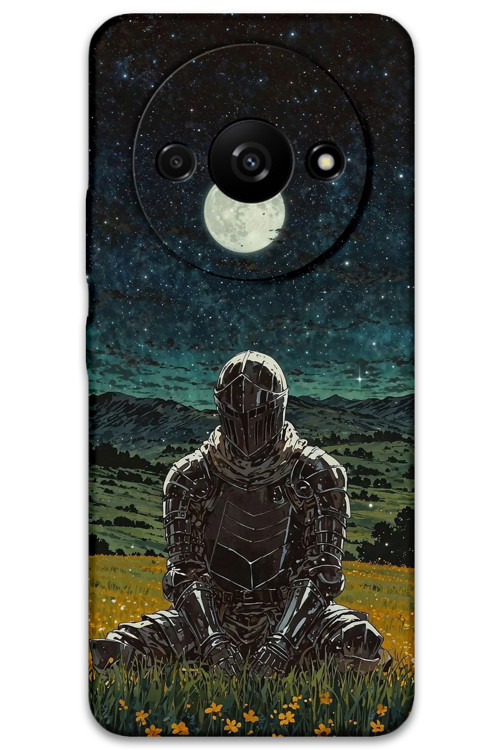 Xiaomi Redmi A3 Uyumlu Retro Desenli Telefon Kılıfı + Ekran Koruyucu - 5844
