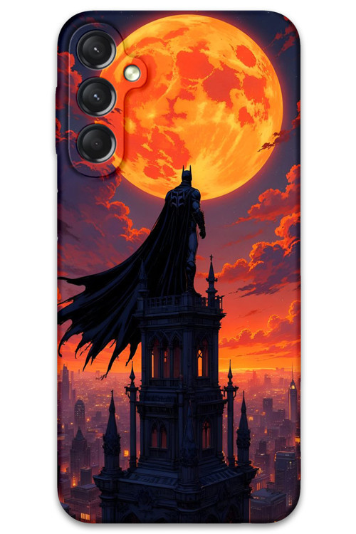 Galaxy M15 Uyumlu Batman Desenli Telefon Kılıfı + Ekran Koruyucu - 5829