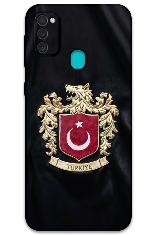 Galaxy M21 Uyumlu Araba Desenli Telefon Kılıfı + Ekran Koruyucu - 5758