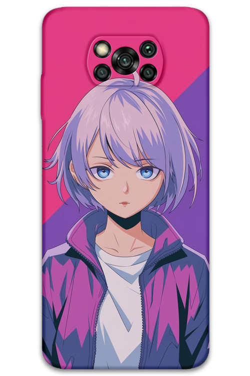 Poco X3 Nfc Uyumlu Anime Desenli Telefon Kılıfı + Ekran Koruyucu - 5742