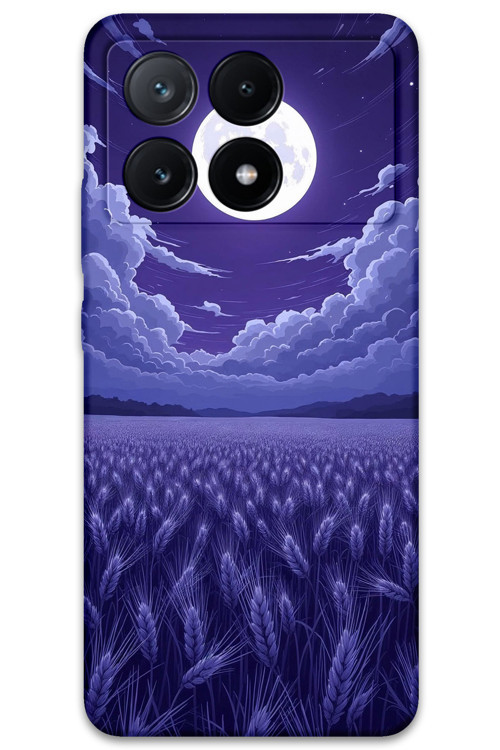 Poco X6 Pro Uyumlu Çiçek Desenli Telefon Kılıfı + Ekran Koruyucu - 5797