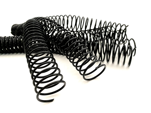 PLASTİK HELEZON SPİRAL 22MM. 4:1 SİYAH 50 AD. 48 LOP POŞETLİ