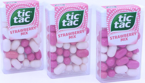 Tic Tac 3'lü Set - Çilek Aromalı Şeker
