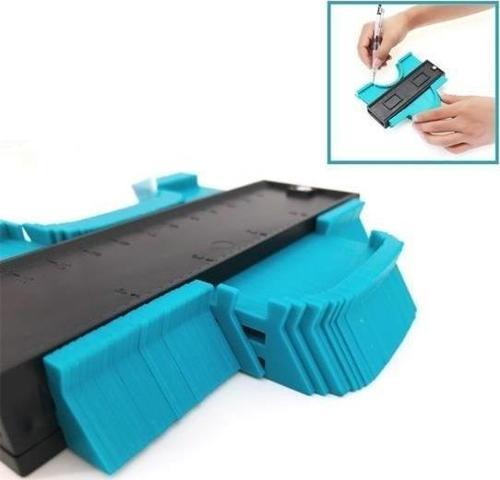 Büro Ev Ofis Mutfağı için Plastik Kontur Ölçüm Cihazı Ahşap Fayans Şekillendirme Kalıbı