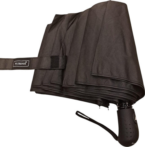 8 Tel Lüx Yarı Otomatik Siyah Erkek Şemsiye