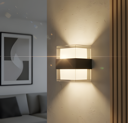 KDA734 DEKORATİF LED APLİK 10W 900 Lümen ABS - Gün Işığı