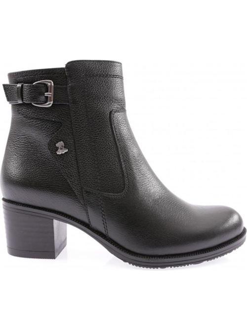 1779011K TOPUKLU TOKA DETAYLI KLASİK DERİ KADIN BOT