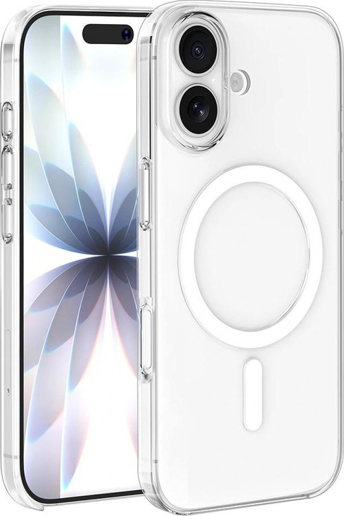 Apple İphone 16 Plus Kılıf İc Çipli Zore Wireless Şarj Özellikli Şeffaf Orjin Kapak