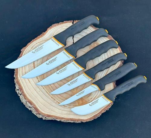 Platinium Seri Şef, Kasap, Mutfak, Bıçak Seti 6 Parça