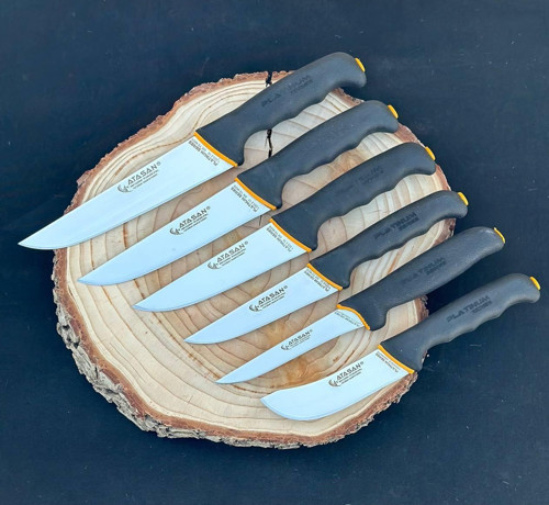 Platinium Seri Şef, Kasap, Mutfak, Bıçak Seti 6 Parça