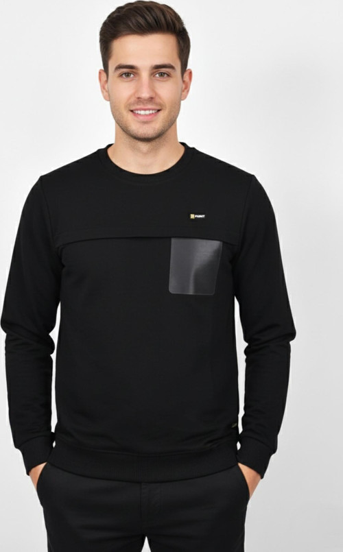 Erkek Mevsimlik Sıfır Yaka Sweatshirt BGL-ST04864