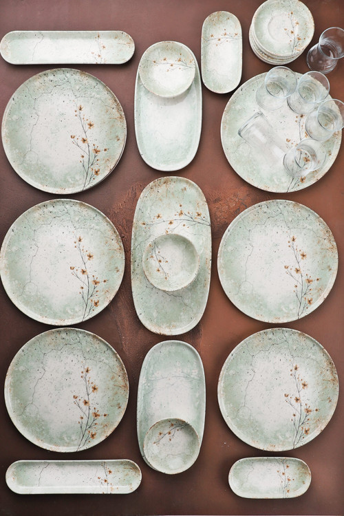 Verde 29 Parça Porselen Kahvaltı Takımı 6 Kişilik Kahvaltı Takımı & Seti