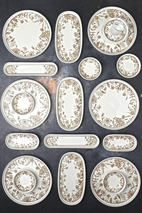 Carmela 6 Kişilik 29 Parça Porselen Kahvaltı Takımı