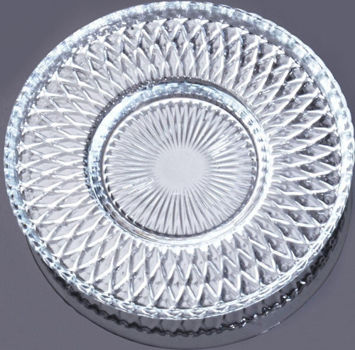 6 Adet Defne Cam Çay Tabağı 12 Cm