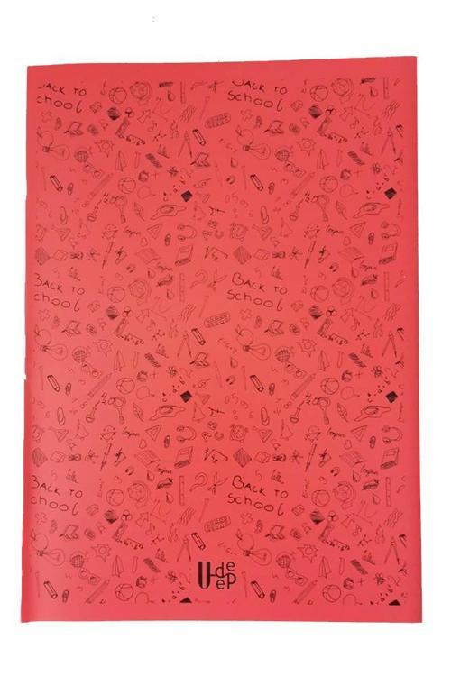 80 Yaprak Çizgili Defter Plastik Kapak A-4 1 Adet PP Kapak Büyük Boy Çizgili Defter 80 Sayfa A4 Desenli Kapak