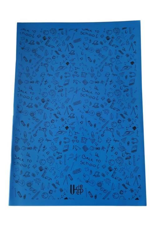 80 Yaprak Çizgili Defter Plastik Kapak A-4 1 Adet PP Kapak Büyük Boy Çizgili Defter 80 Sayfa A4 Desenli Kapak