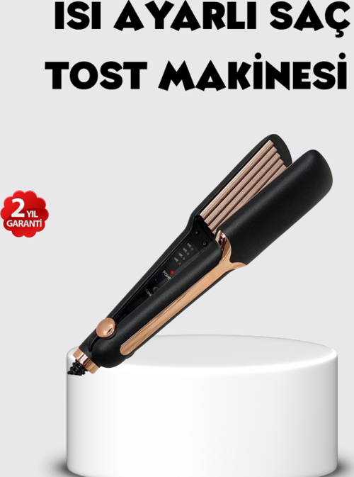 Tost Model Saç Şekillendirici DEMPOWER DP-134 360° Döner Kablolu