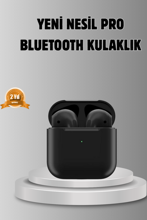 Tws Pro 5 3D HD Ses Bluetooth Kulaklık – Kablosuz, Ergonomik, Şarj Kutulu, Gürültü Engelleme