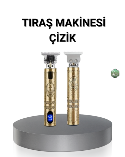 Kablosuz Şarjlı Profesyonel Tıraş Makinesi – 1800 mAh Lityum Pil