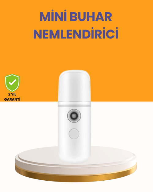 Taşınabilir Şarjlı Buhar Nemlendirici–Kablosuz Akıllı Pro Teknolojili Mini Cilt-Ortam Nemlendirici