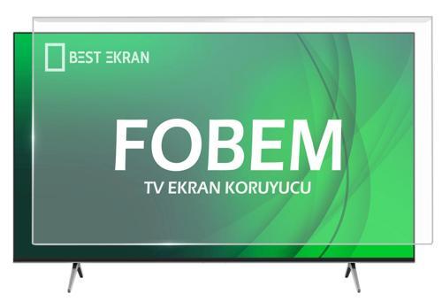 Fobem MT50EG8000QF Tv Ekran Koruyucu - Fobem 50" inç 126 ekran Qled Tv kırılmaz koruyucu