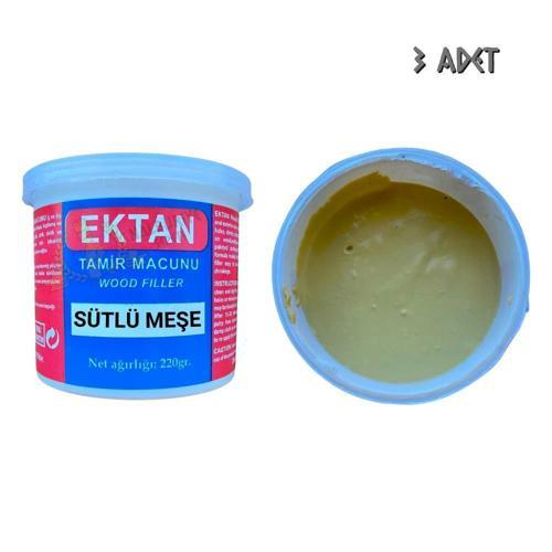 Masif ve Ahşap Tamir Macunu SÜTLÜ MEŞE 220 gr. - 3 Adet