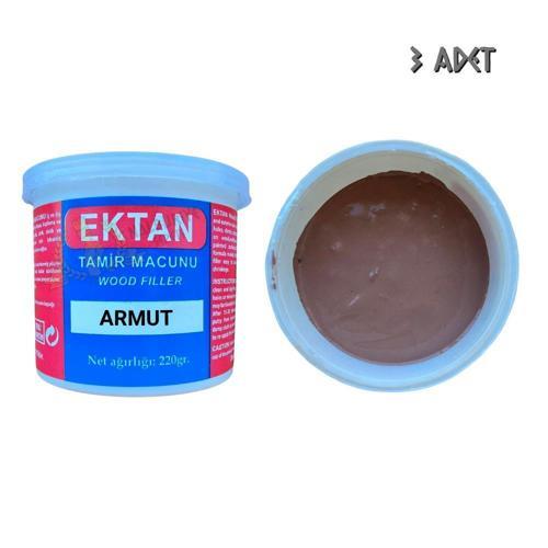 Masif ve Ahşap Tamir Macunu ARMUT 220 gr. - 3 Adet