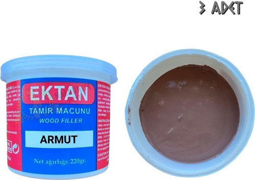 Masif ve Ahşap Tamir Macunu ARMUT 220 gr. - 3 Adet