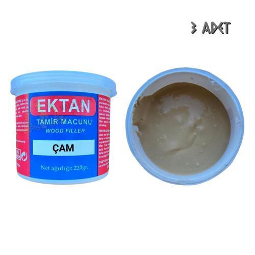 Masif ve Ahşap Tamir Macunu ÇAM 220 gr. - 3Adet