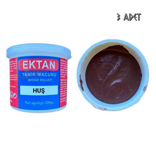 Masif ve Ahşap Tamir Macunu HUŞ 220 gr. - 3 Adet