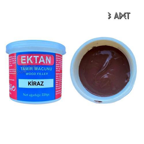 Masif ve Ahşap Tamir Macunu KİRAZ 220 gr. - 3 Adet
