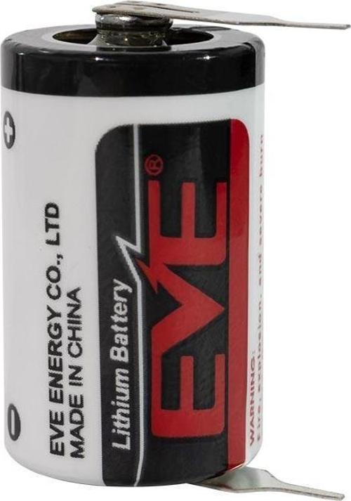 EVE ER14250/3PT 1/2AA- 3.6 VOLT KISA BOY PUNTALI LİTYUM PİL