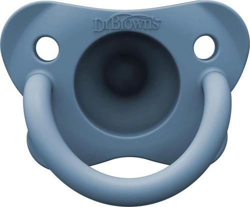 Dr Browns Bebek Happypaci Silikon Emzik 0-6m, Mavi, Tekli Paket