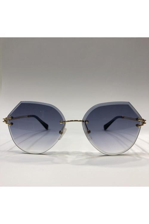 Kadın Mavi Güneş Gözlüğü