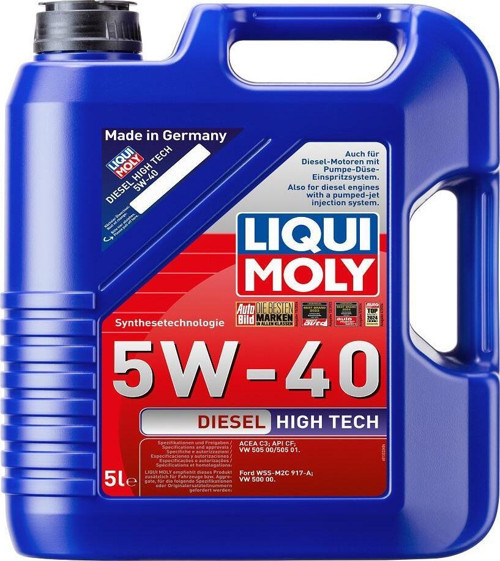 Diesel High Tech 5W-40 Motor Yağı 5 L