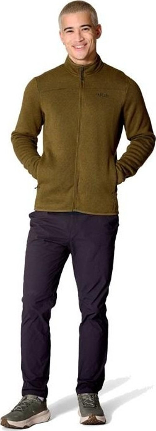 RYVOAN ERKEK POLAR CEKET HAKİ RENK S