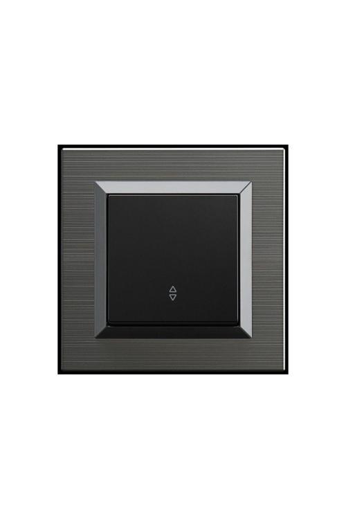 6 Adet Ovivo Quantum Manyetik Gri Vavien Anahtar + Çerçeve Dahildir